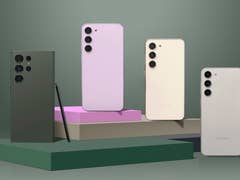 The four models in the Samsung Galaxy S23 product line side-by-side