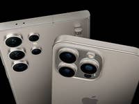 Samsung Galaxy S24 Ultra and iPhone 15 Pro Max side-by-side