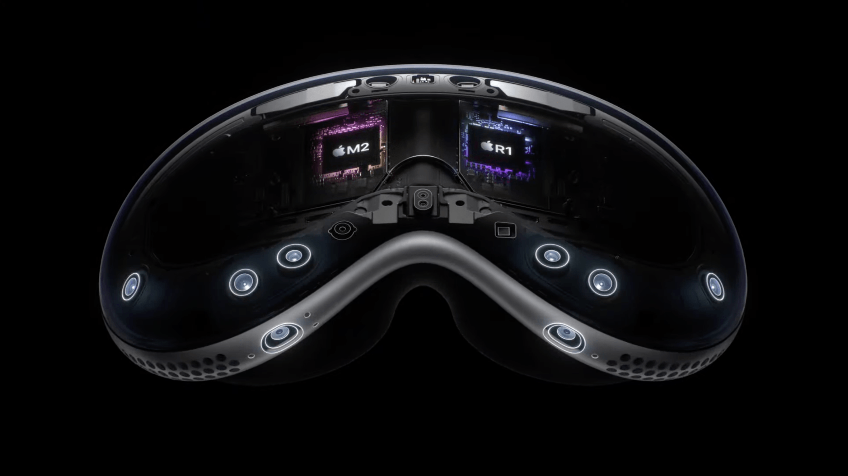 Two Apple processors provide sufficient performance. Apple Vision Pro