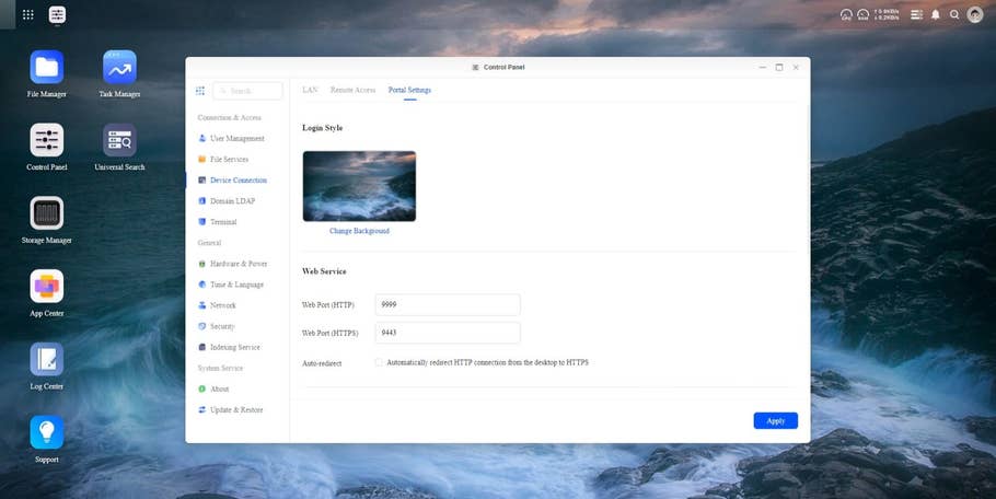 UGOS Pro Control Panel