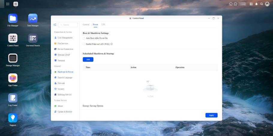 UGOS Pro Control Panel