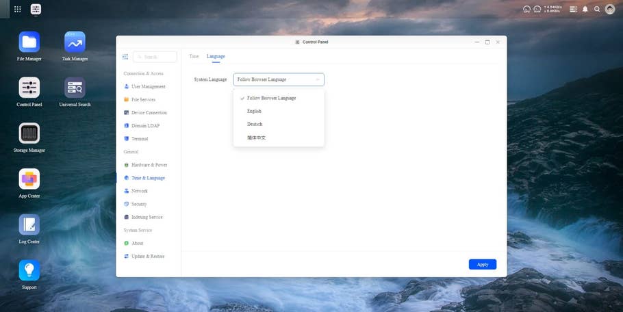 UGOS Pro Control Panel
