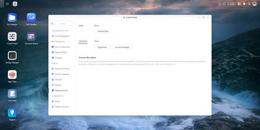 UGOS Pro Control Panel