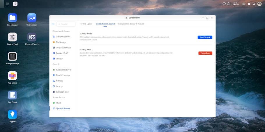 UGOS Pro Control Panel