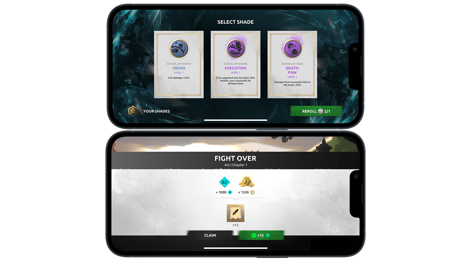 Shades: Shadow Fight Roguelife screenshot