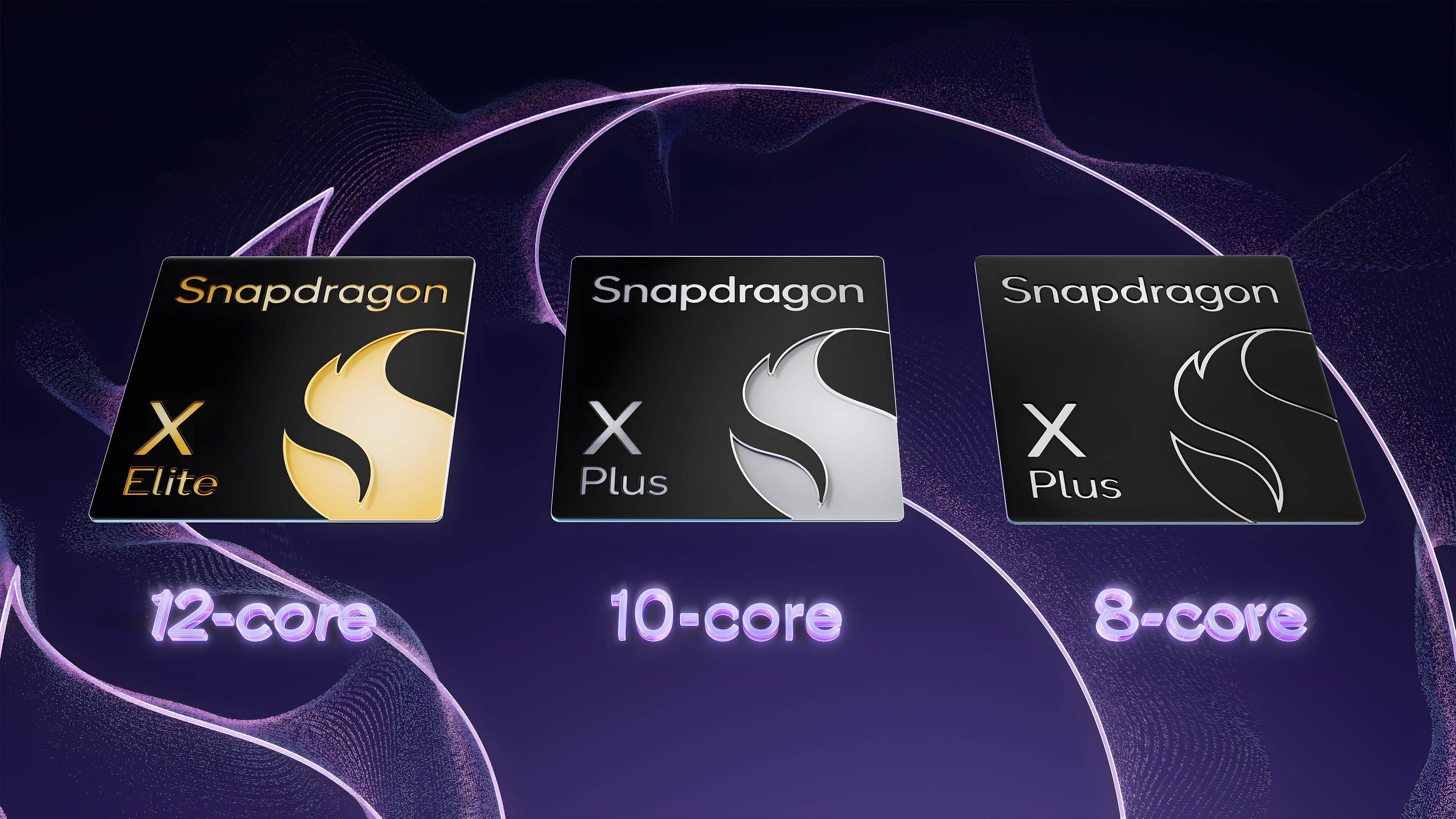 Qualcomm Snapdragon X Plus promotional image. Qualcomm Snapdragon X Plus promotional image.