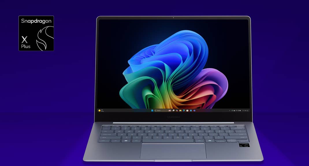 Qualcomm Snapdragon X Plus promotional image.