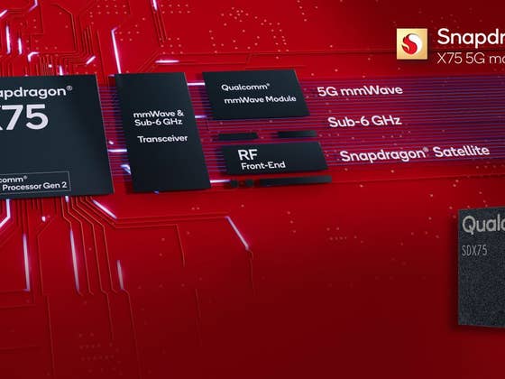 Qualcomm promises even faster 5G with the Snapdragon X75 modem