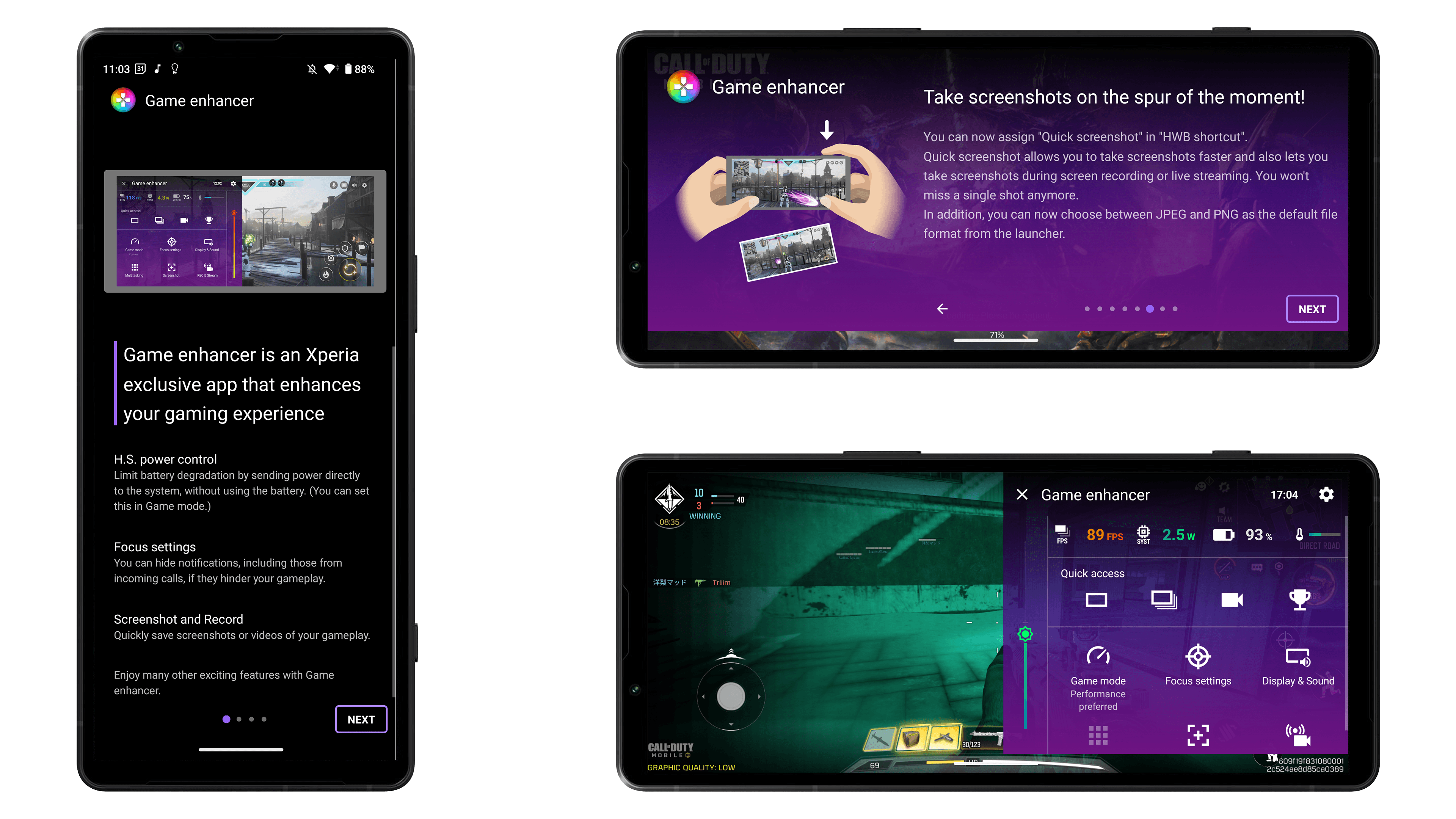 Sony Xperia 5 V: Game Enhancer
