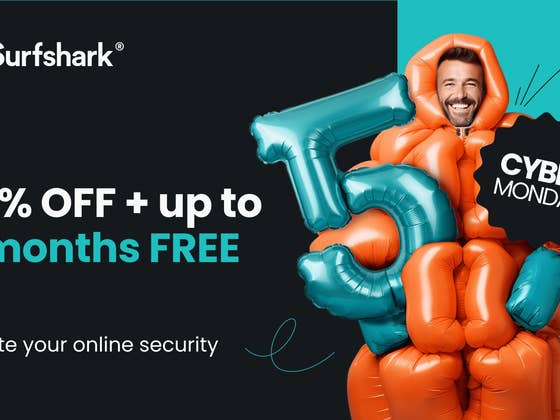 Surfshark VPN: Save Up to 80% This Cyber Monday with 5 Free Months