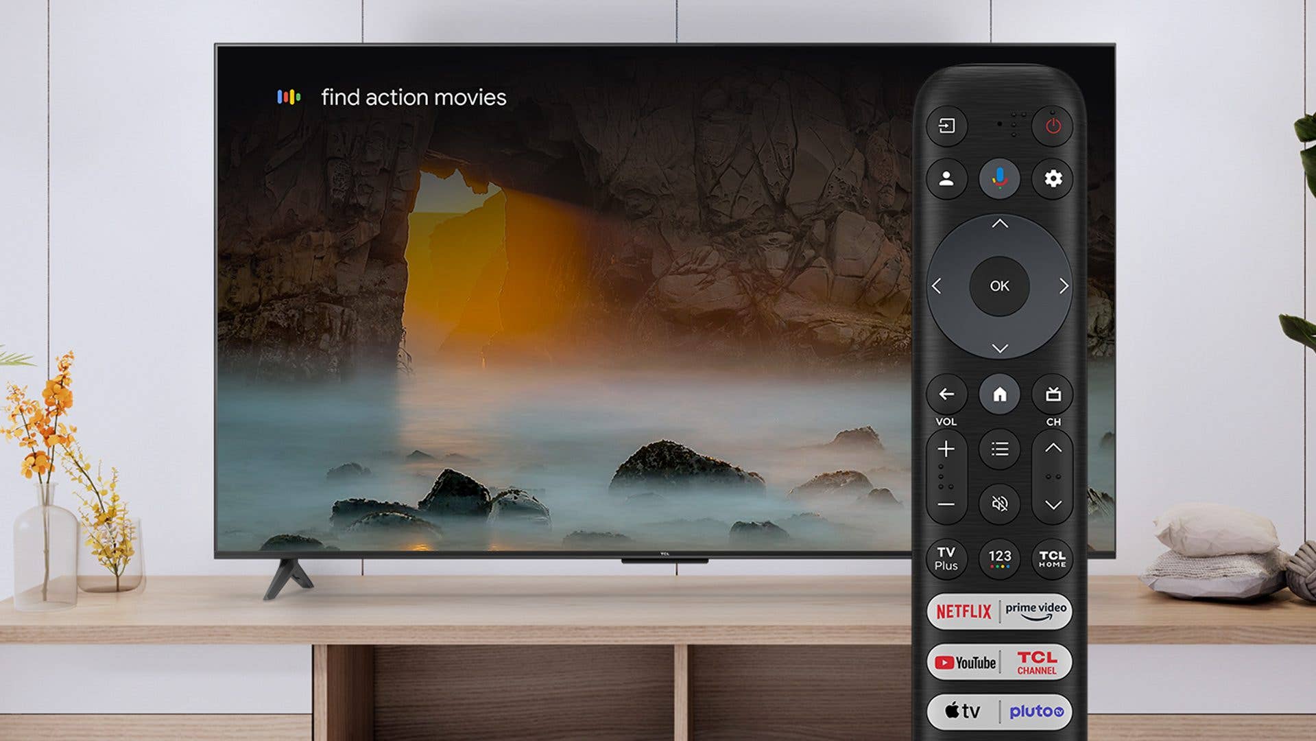 TCL 50-inch S4 4K LED smart TV with Google