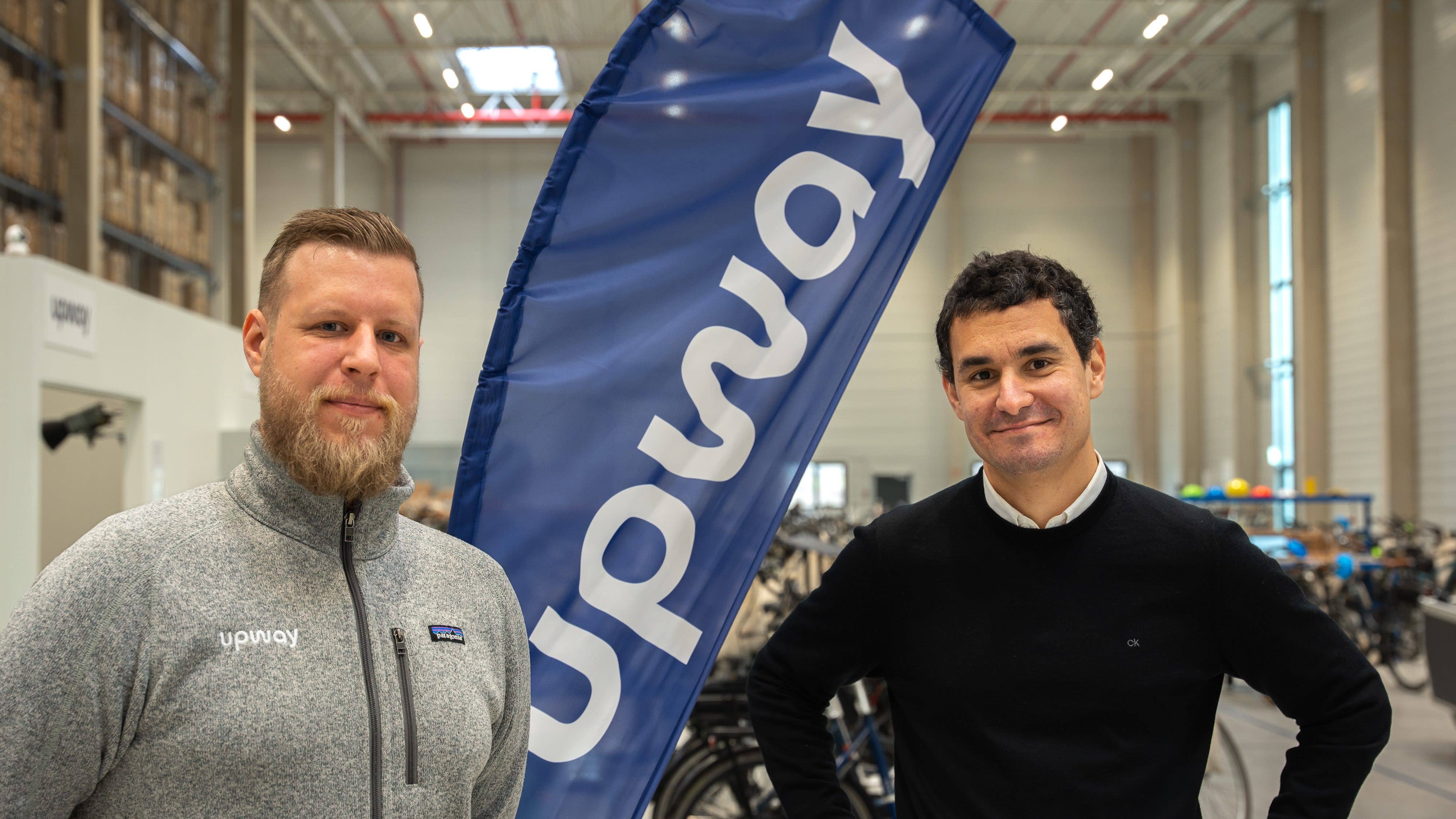Meet the workshop manager Dario König and co-founder Stéphane Ficaja. Upway team