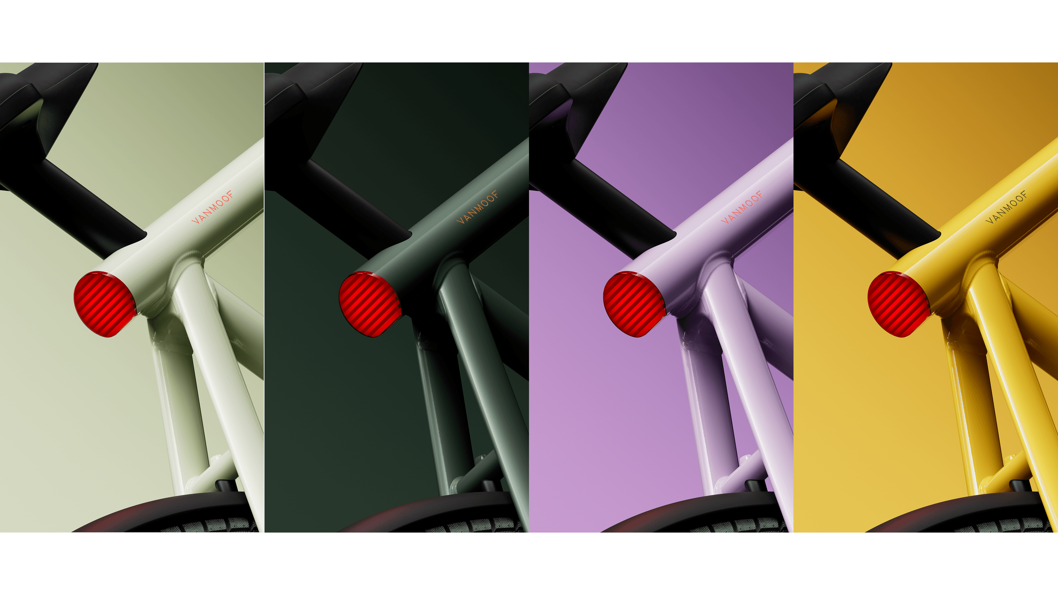 VanMoof wants to refresh its product range with new colors. VanMoof S4 in all four colors
