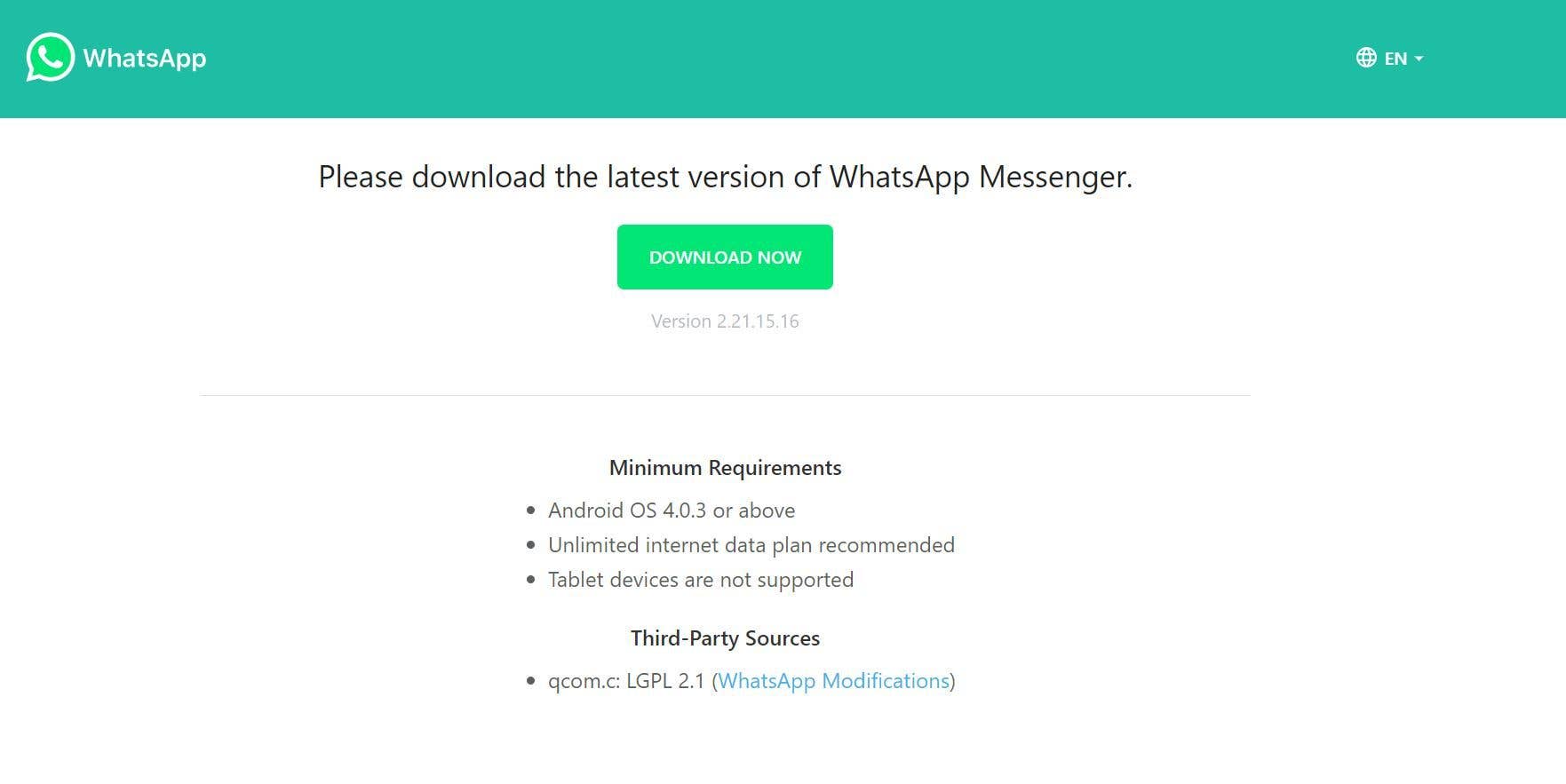 WhatsApp update Android 03