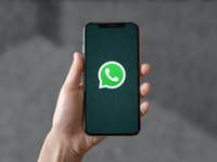 WhatsApp Logo on a Smartphone