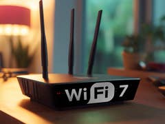 Wi-Fi Router on a living room