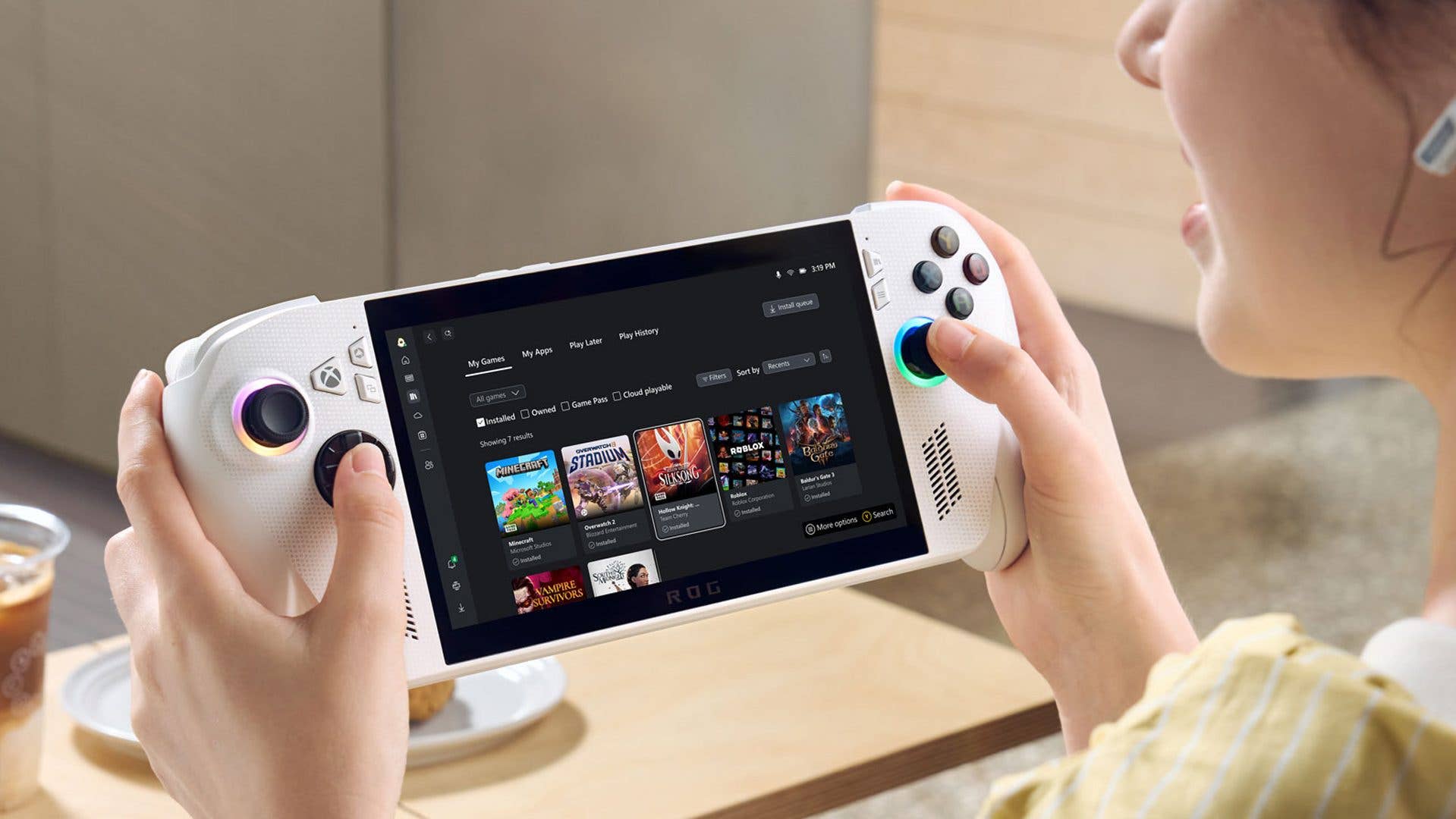 Xbox ROG Ally X handheld console