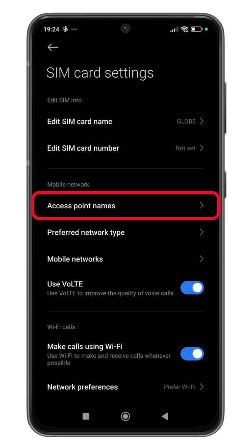 Xiaomi HyperOS connection settings