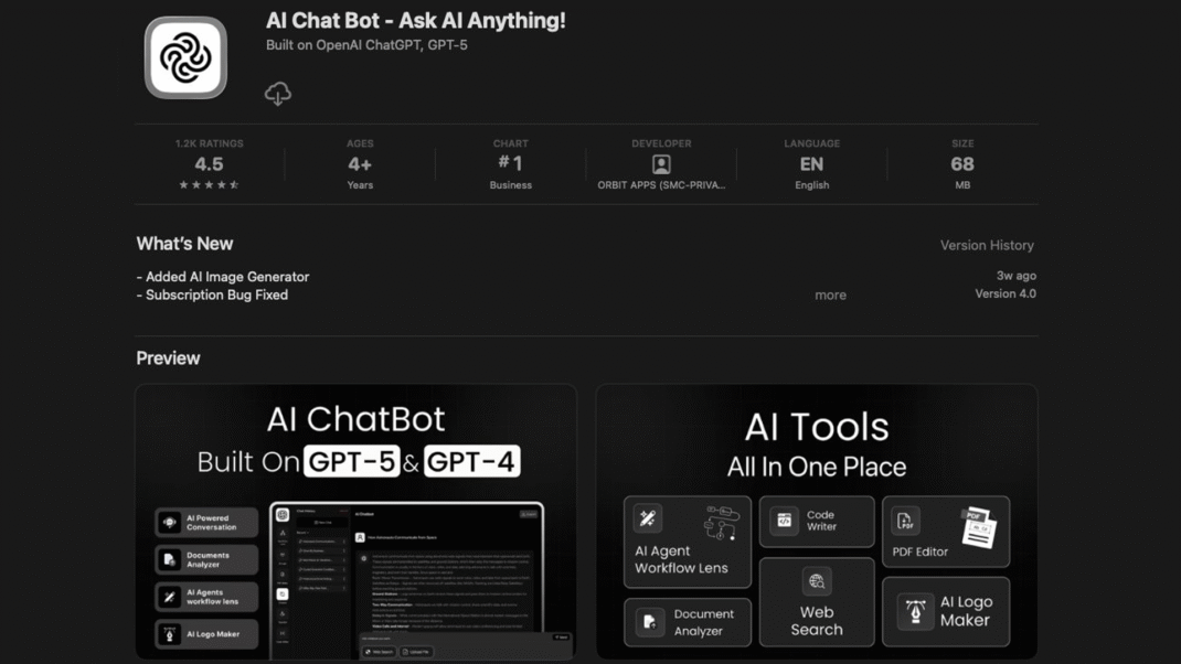 ChatGPT fake app removed from Apple mac store