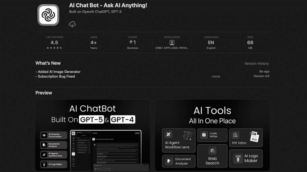 ChatGPT fake app removed from Apple mac store