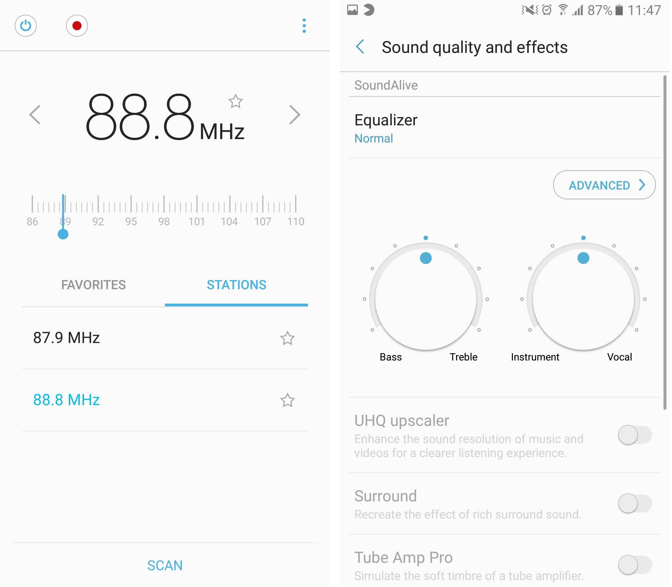 androidpit a5 review sound