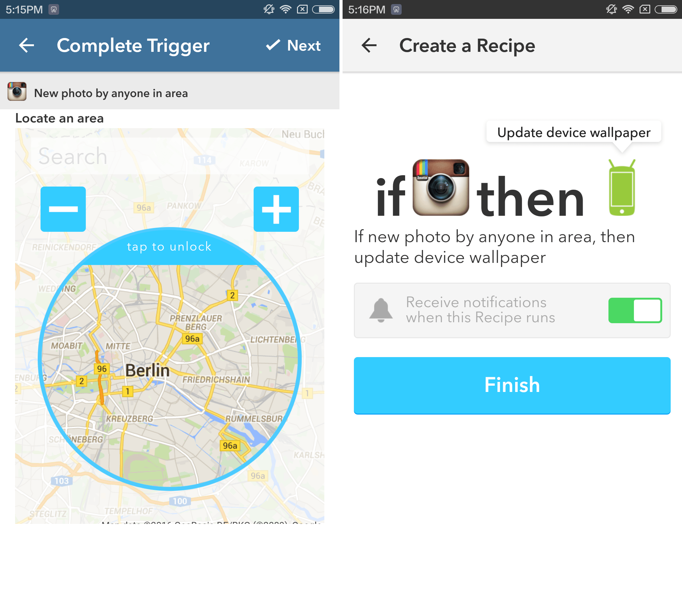 androidpit automatic wallpaper change instagram ifttt