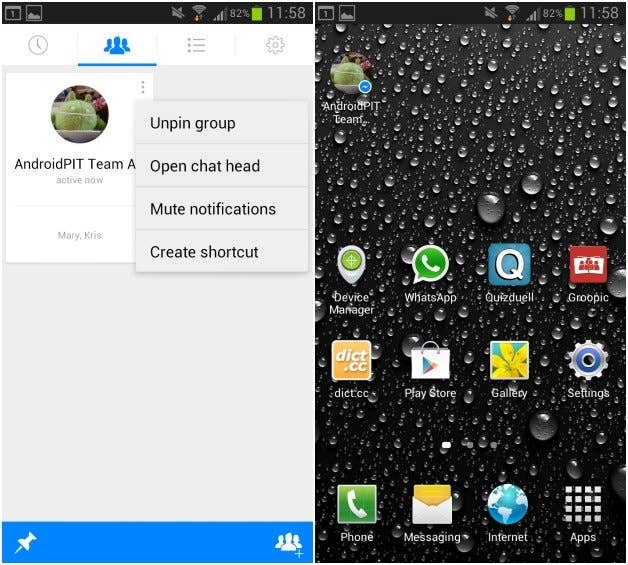 androidpit facebook messenger chat heads groups