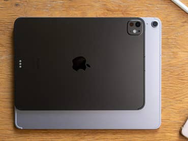 11-inch iPad Pro on top of a 13-inch iPad Air