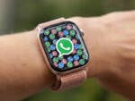 WhatsApp app on Apple Watch smartwatch with watchOS