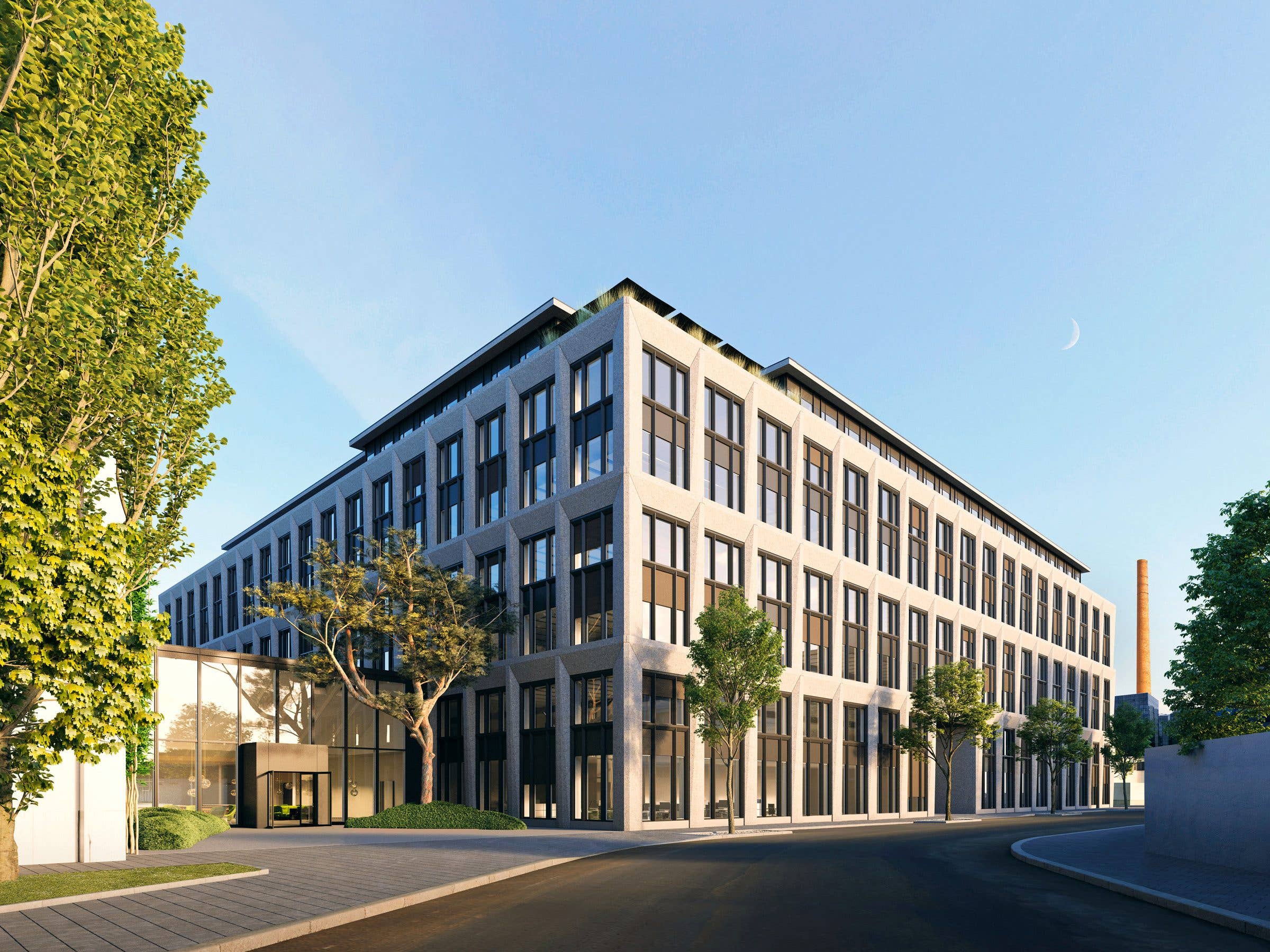Munich's Apple Design center looks like this.