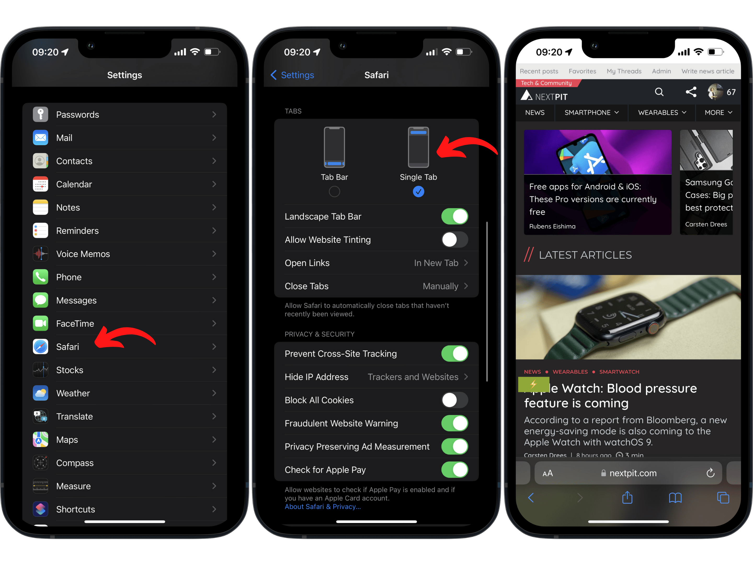 Voilà comment remettre la barre d'adresses de Safari en haut de l'écran de votre iPhone sur iOS 15 Apple iOS 15 Safari Barre Adresses