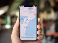 Apple Maps application iPhone