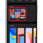 Open Generative wallpaper from the Creative section. How create AI wallpapers on Samsung Galaxy phones using Generative wallpaper