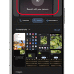 Open the Google Lens app then use the camera search function. How to use the video search feature on Google Lens