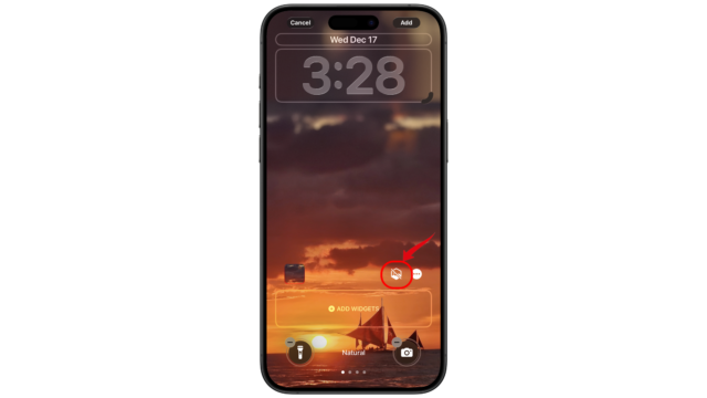 Tap the Spatial Scene button. Wait for it to generate. iOS tips and tricks on iPhone for creating 3D lock screen wallpaper