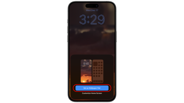 You can set the new 3D wallpaper design for both the lock screen and home screen. iOS tips and tricks on iPhone for creating 3D lock screen wallpaper