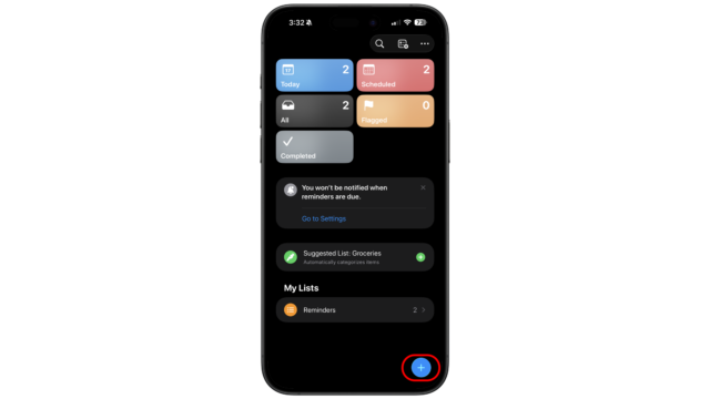 iOS tips and tricks create alarms with Reminders