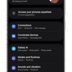 There is also an option known as Galaxy AI in the settings. It is there you can activate or deactivate the Sketch to Image function. Samsung Galaxy S24 Ultra settings screenshot.