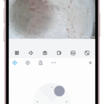 You control the PT function via a virtual joystick. Reolink Atlas Pt Ultra app interface with live feed and control options.
