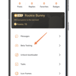 Hereu0027s how you receive HyperOS updates sooner on your Xiaomi smartphone. Screenshots of the Xiaomi Community app where you can receive HyperOS updates faster.