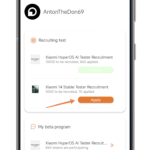 Hereu0027s how you receive HyperOS updates sooner on your Xiaomi smartphone. Screenshots of the Xiaomi Community app where you can receive HyperOS updates faster.