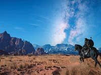 A screenshot of Crimson Desert.