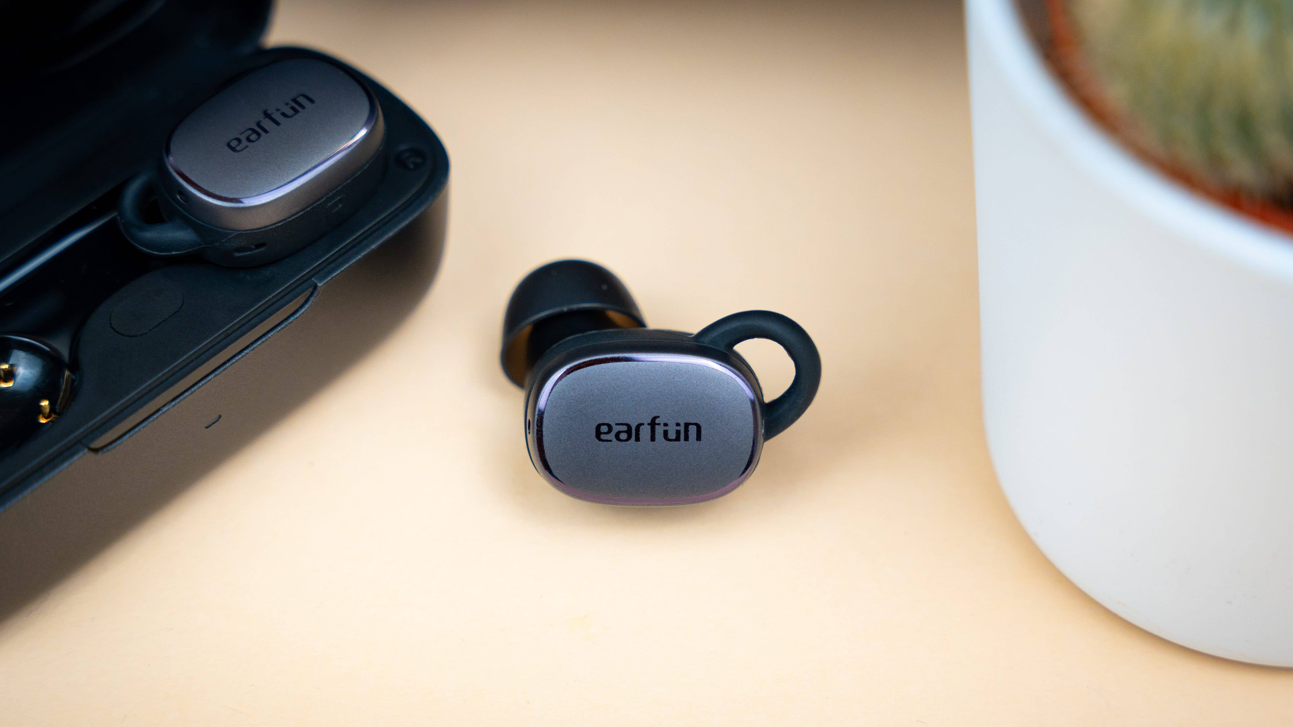 You operate it via touch-sensitive surfaces.