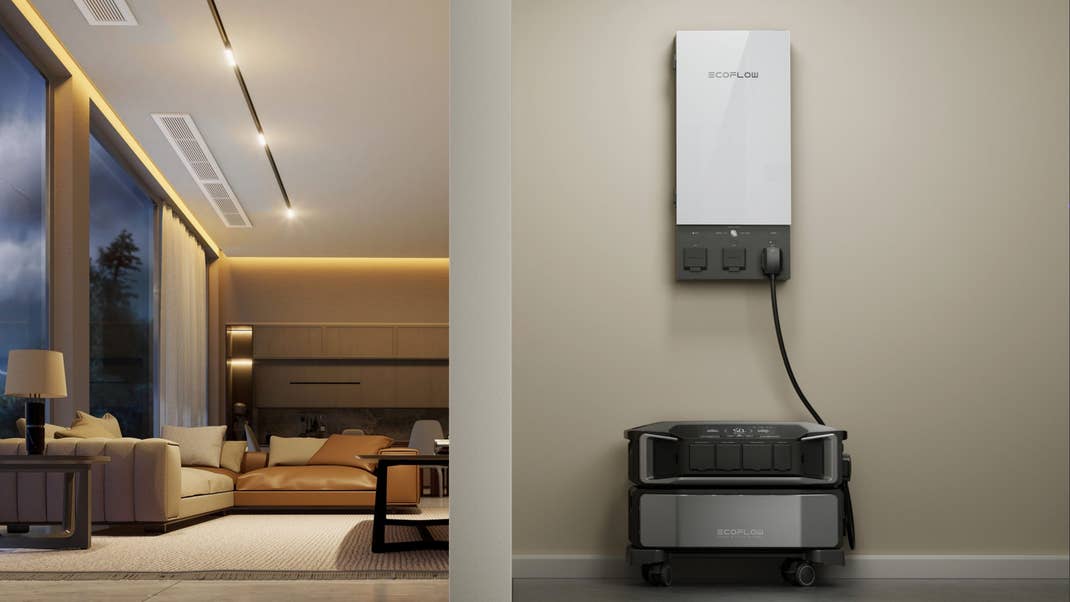 The EcoFlow Delta Pro Ultra can be discreetly installed to be kept away from prying eyes.