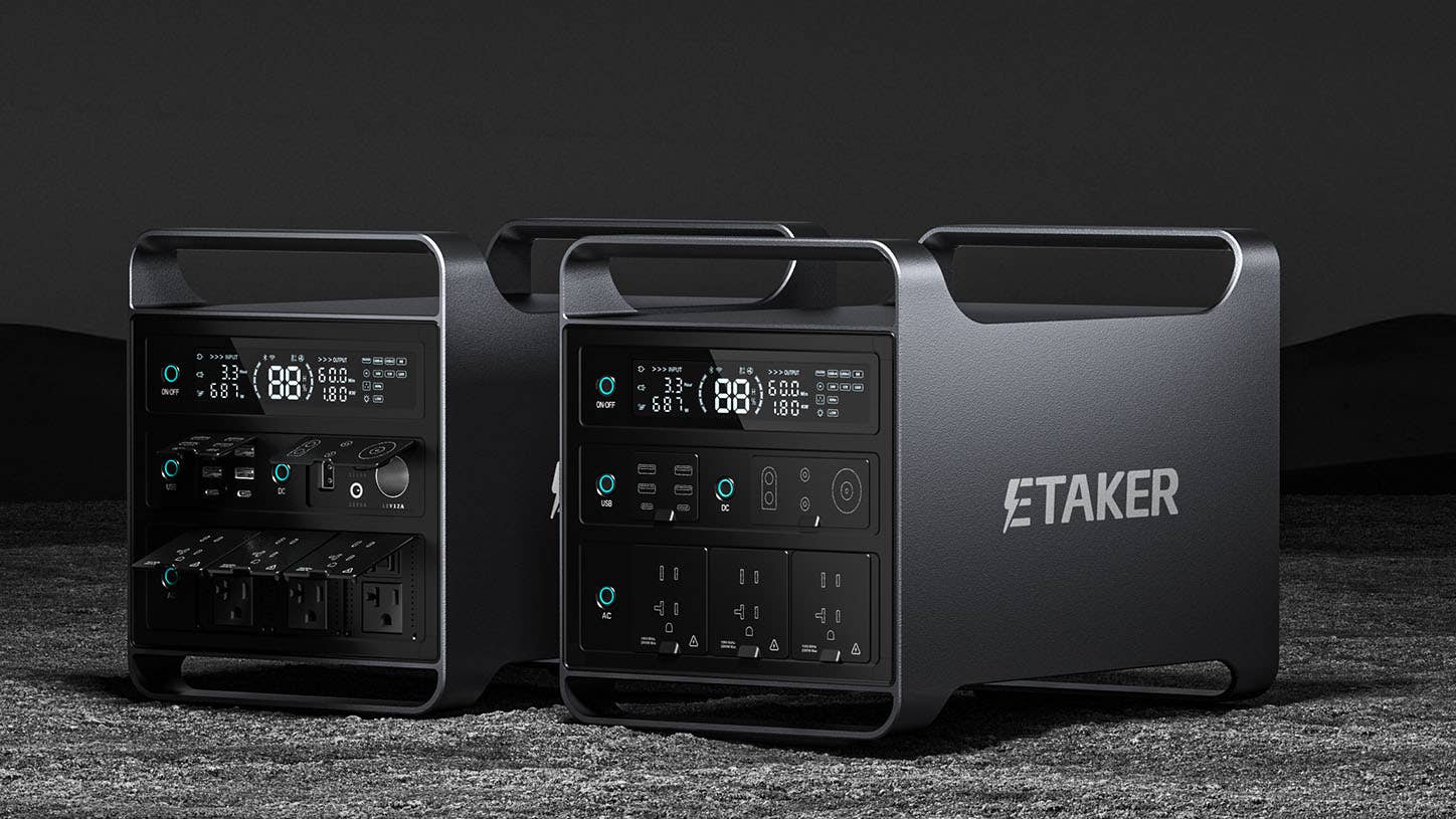 ETaker M2000, Two Power Stations Next To Each Other