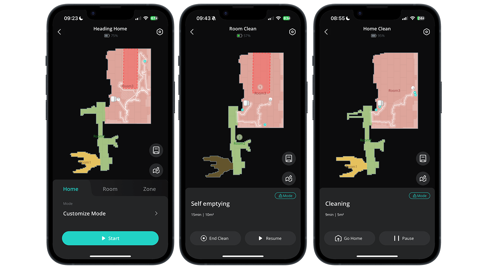 Use the Clean app to find out where the eufy X10 Pro Omni has been.
