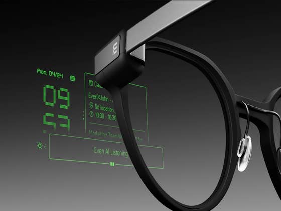 Even G2: These Glasses Are Controlled With Just One Movement