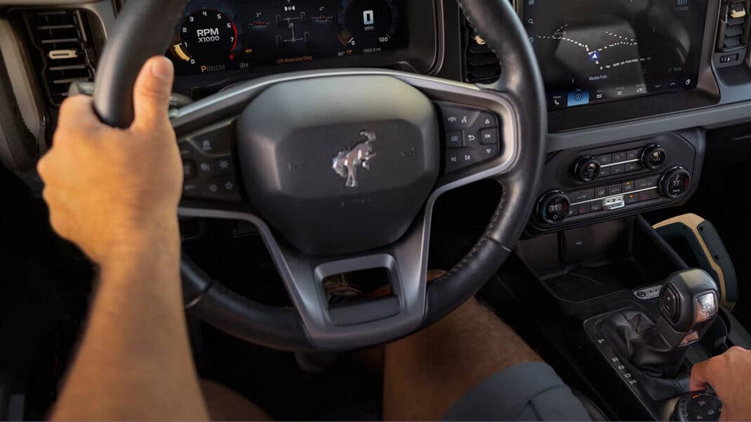 Ford Bronco SUV 2025 2026 instrument cluster