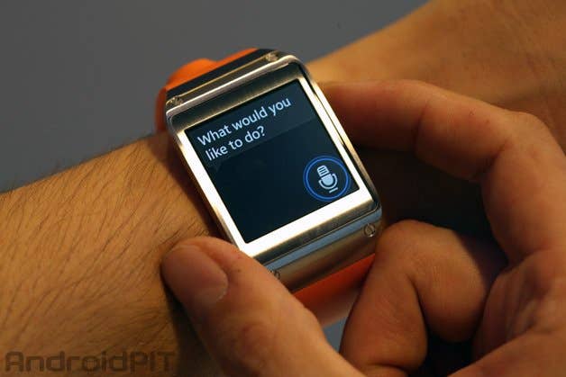 galaxy gear s voice interface