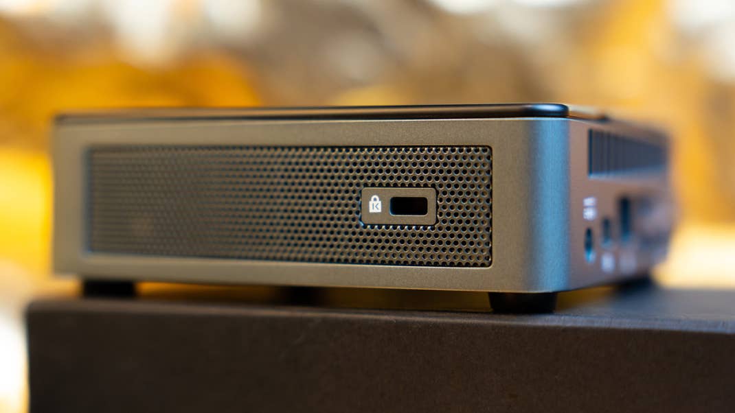 Secure the Mini Air 12 in public with a Kensington lock.